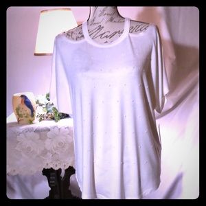 🌷NWT Nanette Lapore Cut Out Shoulder Top 🌷